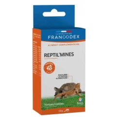 Reptil'mines tortue et reptiles flacon de 15g - Francodex