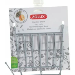Râtelier à foin en métal pour rongeur gris - Zolux
