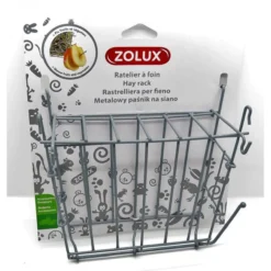 Râtelier à foin en métal pour rongeur gris - Zolux