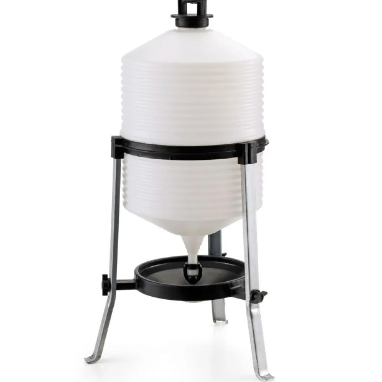 Siphon en plastique blanc pour abreuvoir poule sur pieds 30L - River Systems