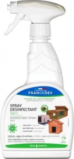Spray désinfectant animaux 5 en 1 750ML -Francodex