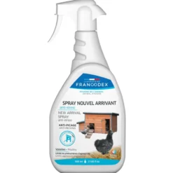 Spray nouvel arrivant pour poules anti-stress et anti-picage 500ML - Francodex