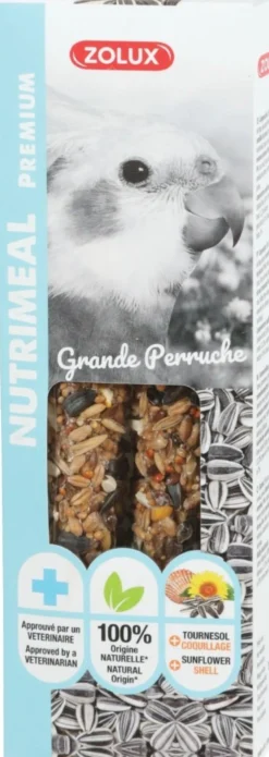 Stick pour grande perruche Nutrimeal tournesol 110g par 2 - Zolux