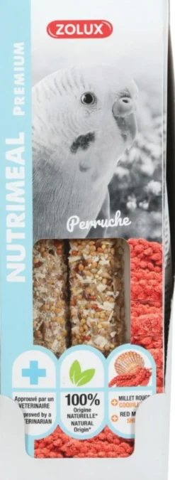 Stick pour perruche Nutrimeal millet rouge 110g par 2 - Zolux