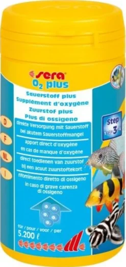 Supplément d’oxygène pour aquarium O2 Plus 250ML - Sera