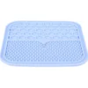 Tapis à lécher chien en silicone taille L bleu avec friandises crémeuses stick Sweeties saveurs mixtes - Zolux