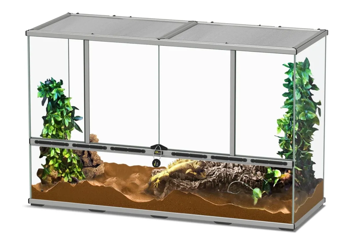 Terrarium paludarium reptile et amphibien 118x45x75 - Terratlantis