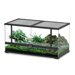 Terrarium reptile Smart Line 88x45x45 noir - Terratlantis