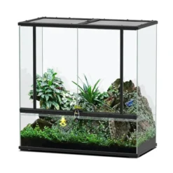 Terrarium reptile Smart Line 88x45x90 noir - Terratlantis