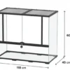 Terrarium reptile 118x45x60 - Terratlantis