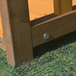 Terrasse pour niche chien bois universelle XL