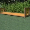 Terrasse pour niche chien bois universelle M