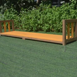 Terrasse pour niche chien bois universelle M