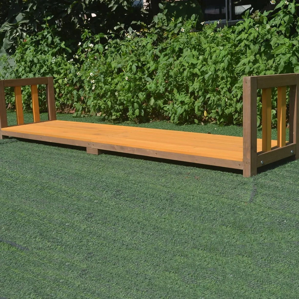 Terrasse pour niche chien bois universelle M