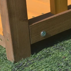 Terrasse pour niche chien bois universelle M