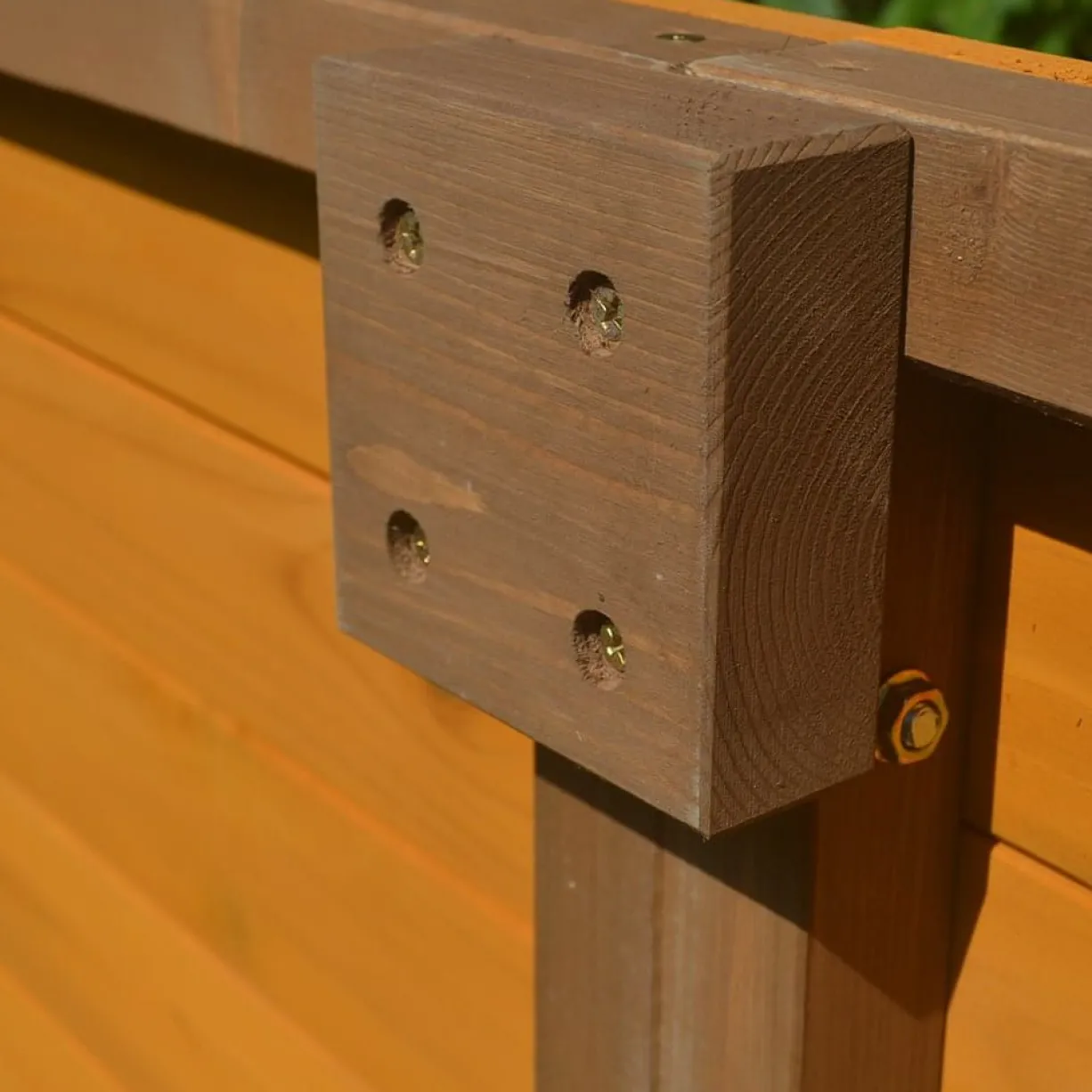 Terrasse pour niche chien bois universelle M