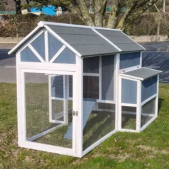 Toit de pondoir poulailler Deluxe bleu jusqu’à 12 poules