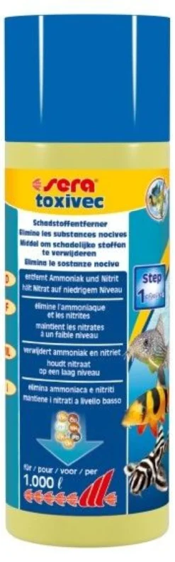 Traitement de l’eau aquarium Toxivec 250ML - Sera