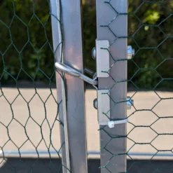 Volière poule - Enclos lapin et chat - 6m² 2x3x2,25m - Ø38mm Acier Galvanisé avec bâche