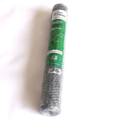 Zen Farm Grillage poule en acier galvanisé à chaud triple torsion 25m x 1m épaisseur 0,8 mm